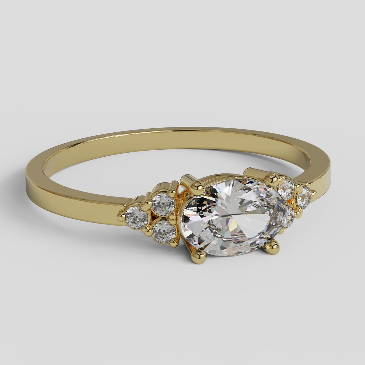Anillo de Compromiso Kaleido Oro 18K
