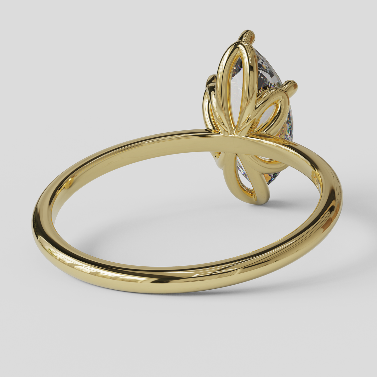 Anillo de Compromiso Marquis Loto Oro 18K