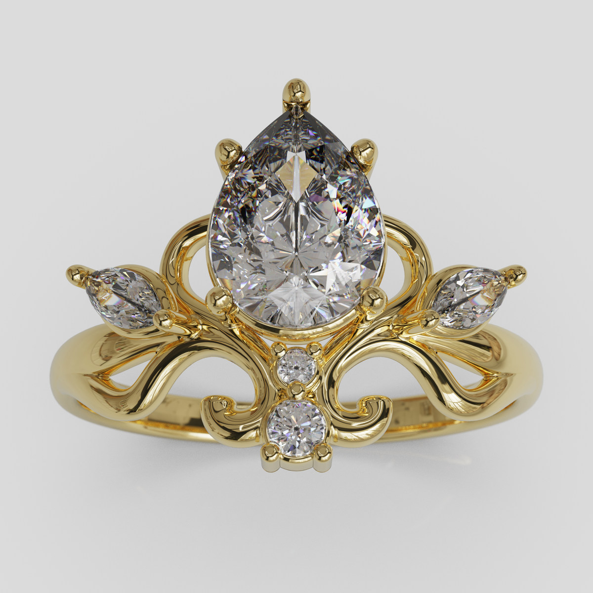 Anillo de Compromiso Ophelia Oro 18K