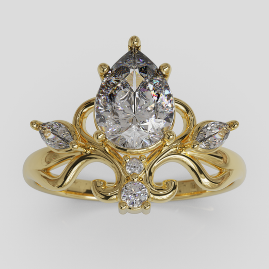 Anillo de Compromiso Ophelia Oro 18K