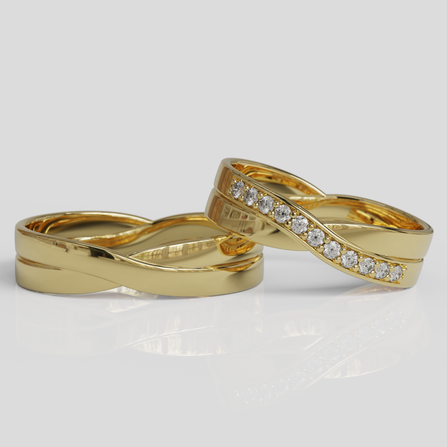 Argollas Matrimonio Vincio Oro 18k