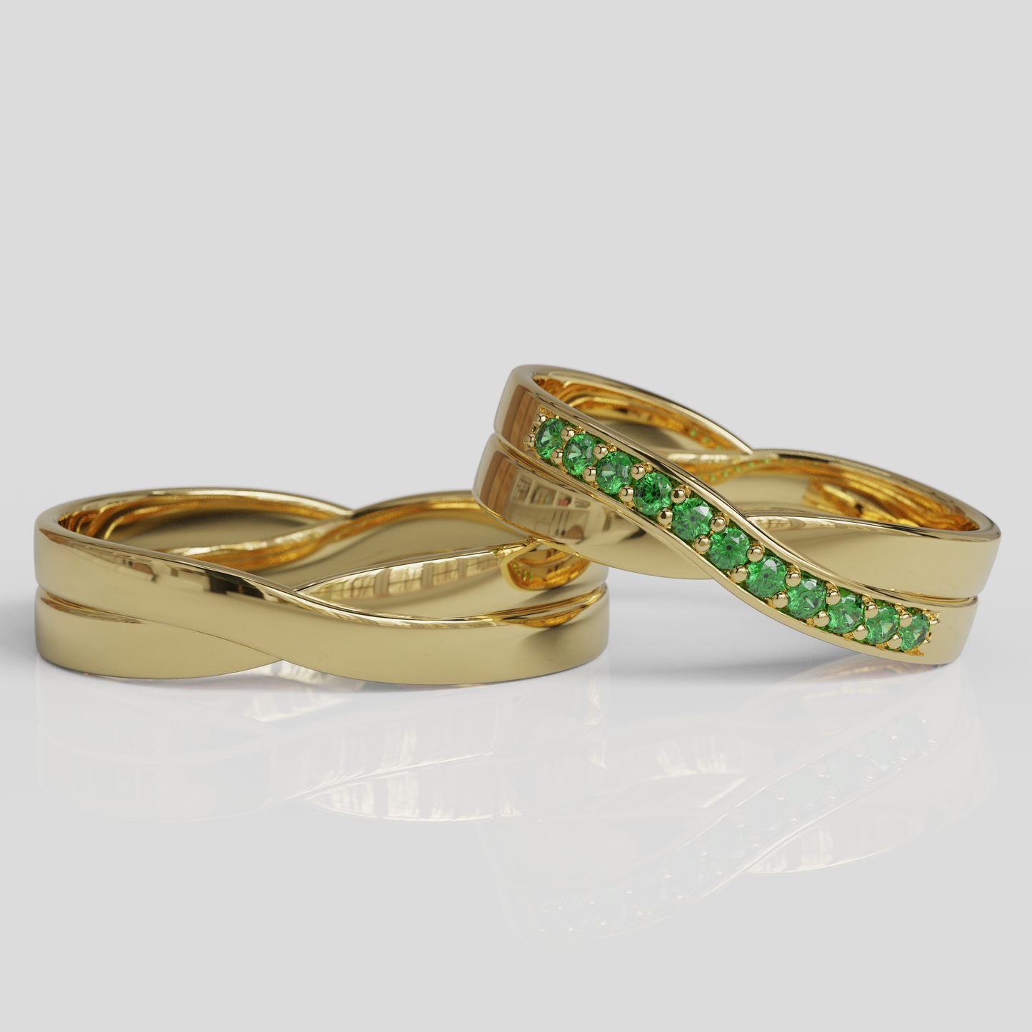 Argollas Matrimonio Vincio Oro 18k