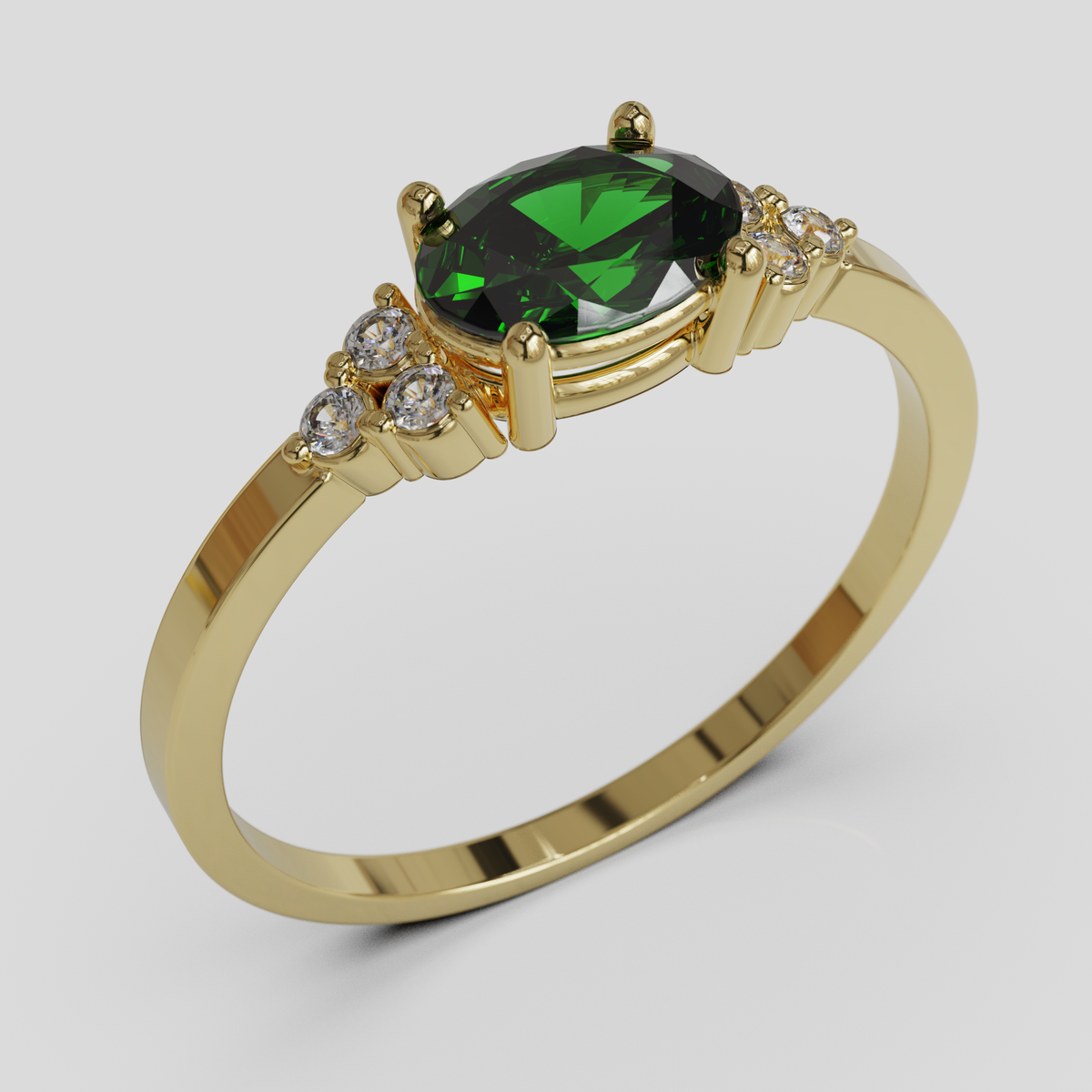 Anillo de Compromiso Kaleido Oro 18K