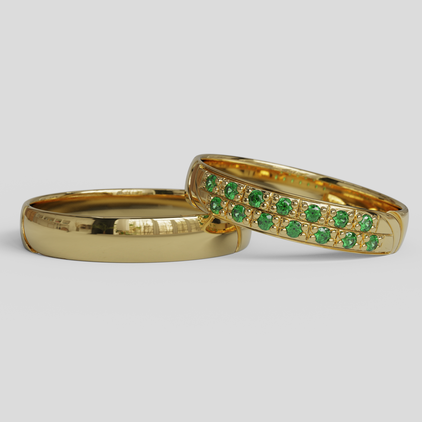 Argollas de Matrimonio Livia Oro 18k