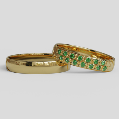 Argollas de Matrimonio Livia Oro 18k