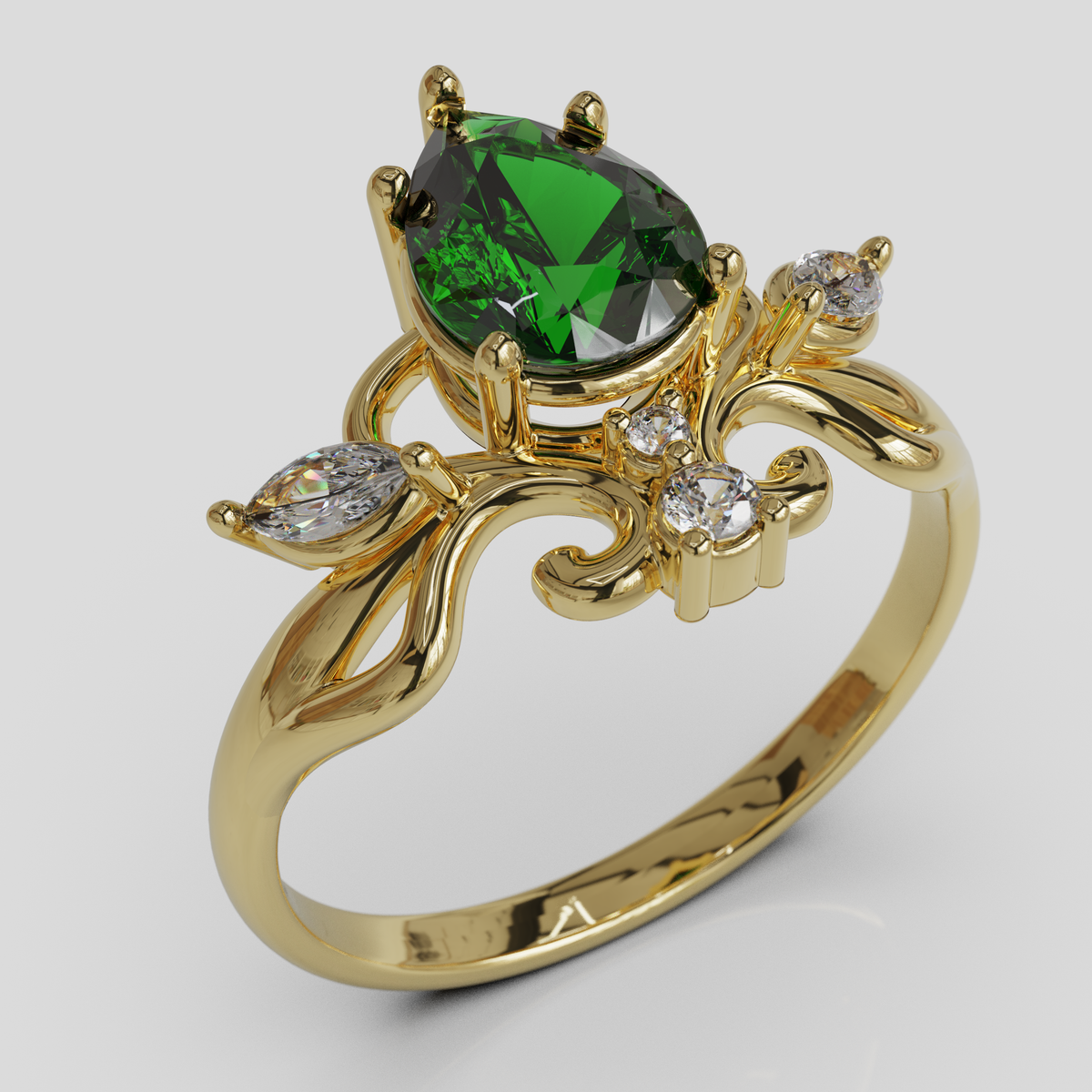 Anillo de Compromiso Ophelia Oro 18K
