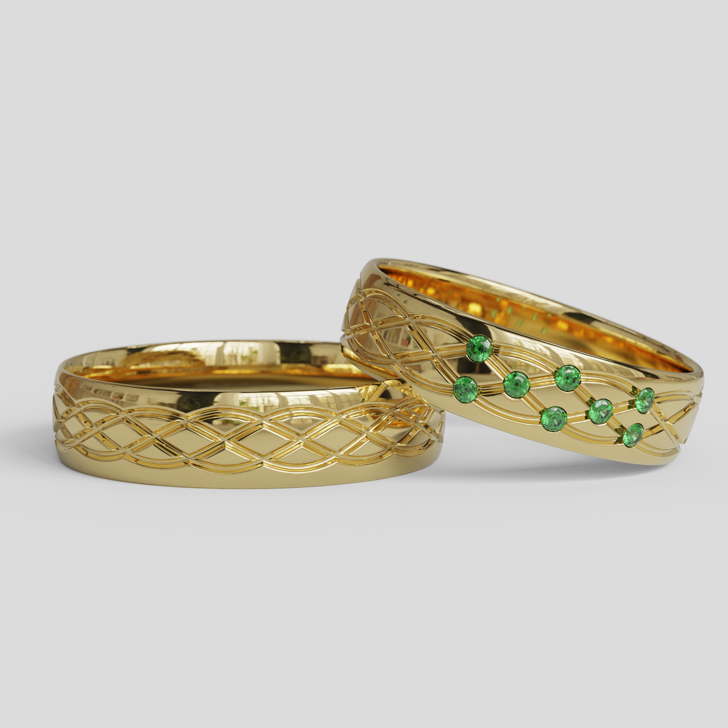 Argollas Matrimonio Ginebra Oro 18k