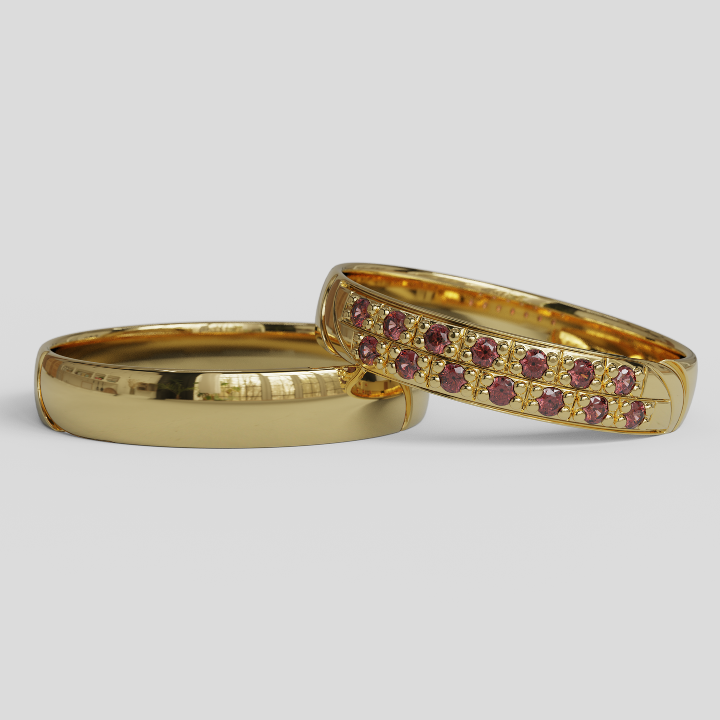 Argollas de Matrimonio Livia Oro 18k