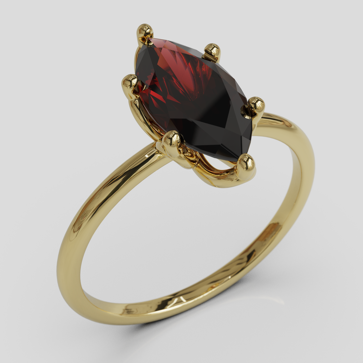Anillo de Compromiso Marquis Loto Oro 18K
