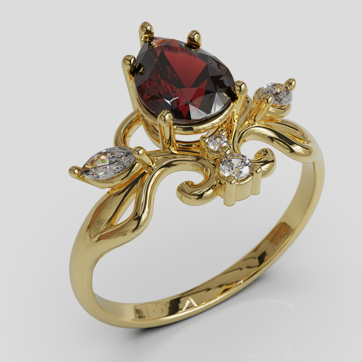 Anillo de Compromiso Ophelia Oro 18K