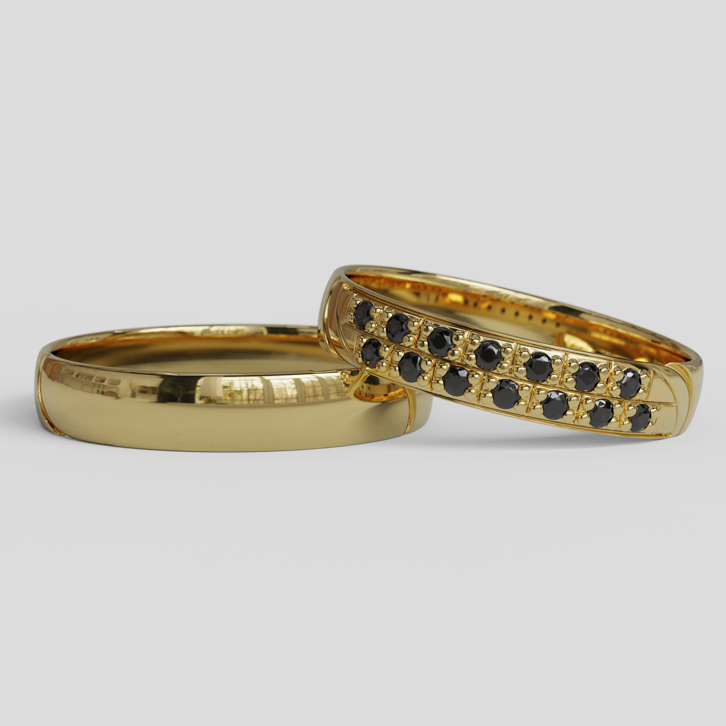 Argollas de Matrimonio Livia Oro 18k