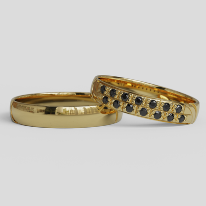 Argollas de Matrimonio Livia Oro 18k