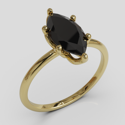 Anillo de Compromiso Marquis Loto Oro 18K