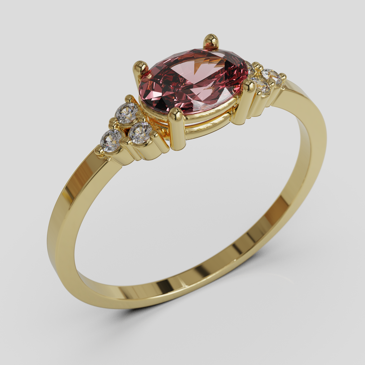 Anillo de Compromiso Kaleido Oro 18K