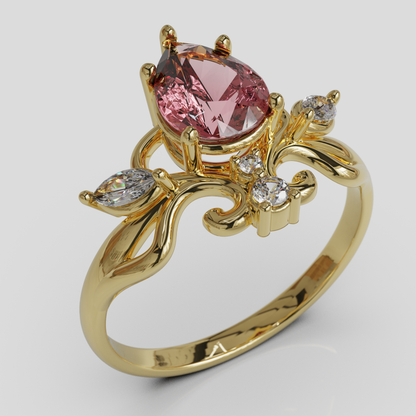 Anillo de Compromiso Ophelia Oro 18K