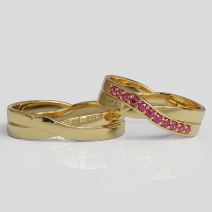 Argollas Matrimonio Vincio Oro 18k