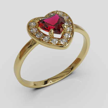 Anillo Princess Solitario