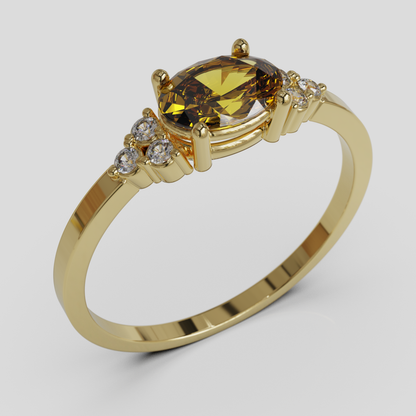 Anillo de Compromiso Kaleido Oro 18K