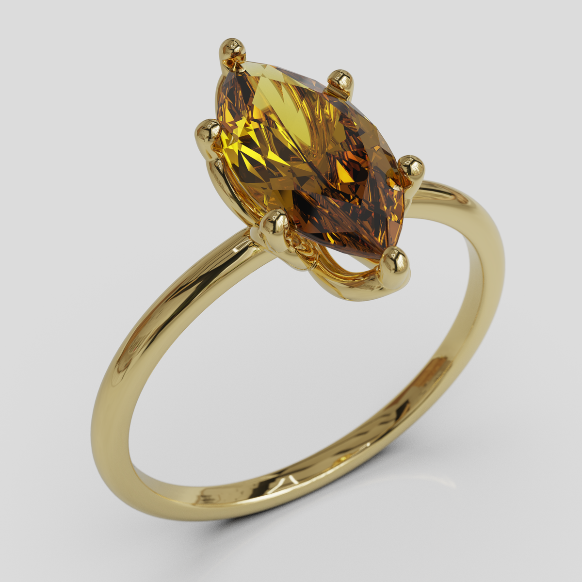 Anillo de Compromiso Marquis Loto Oro 18K