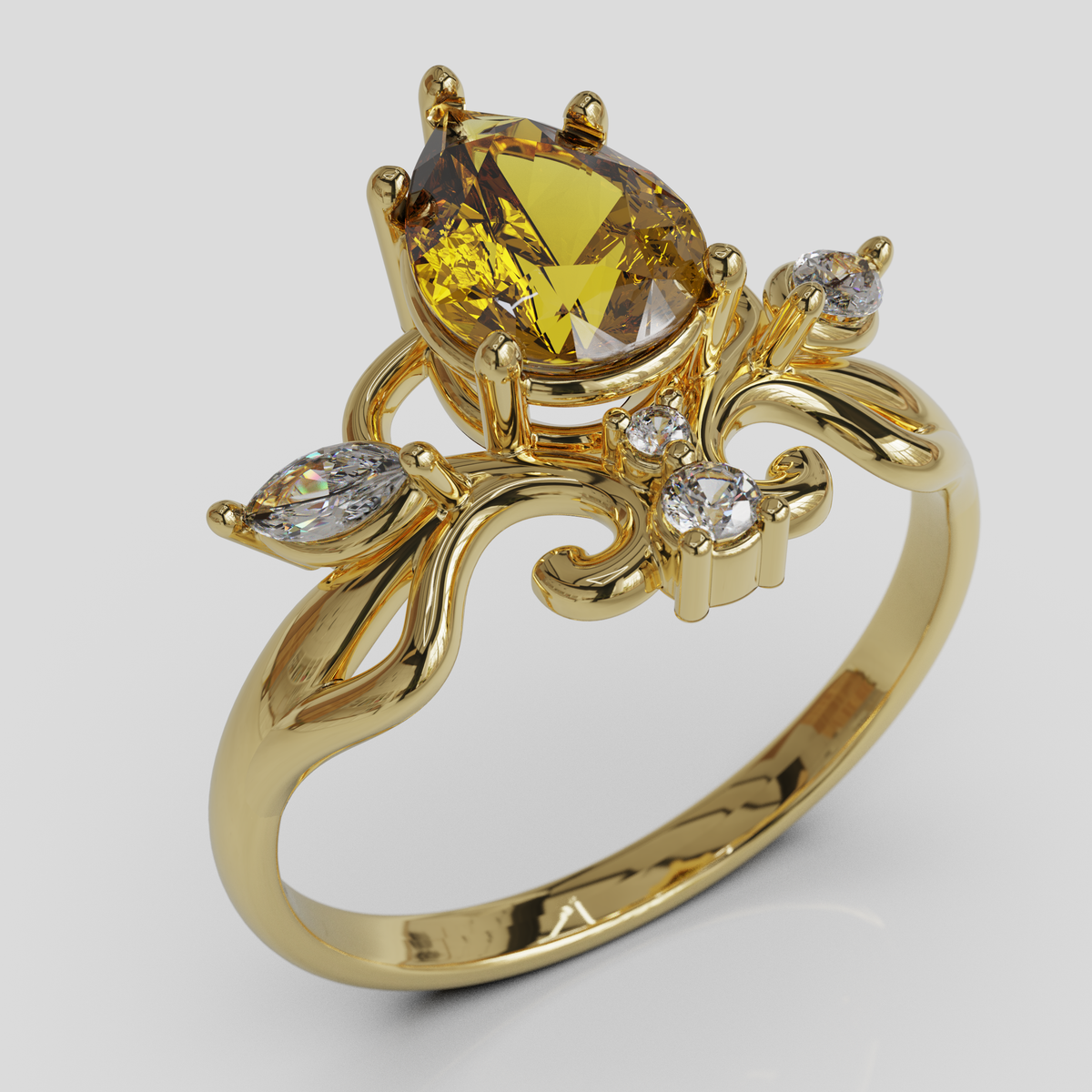 Anillo de Compromiso Ophelia Oro 18K