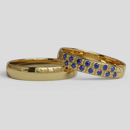 Argollas de Matrimonio Livia Oro 18k