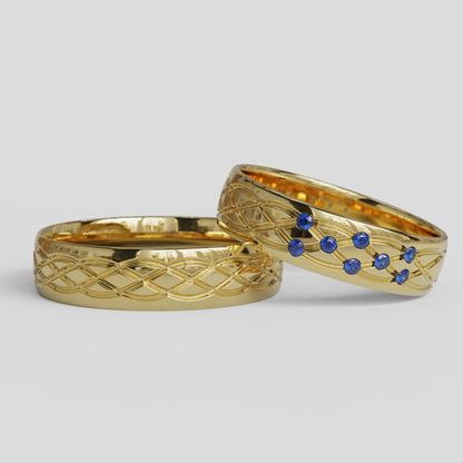 Argollas Matrimonio Ginebra Oro 18k