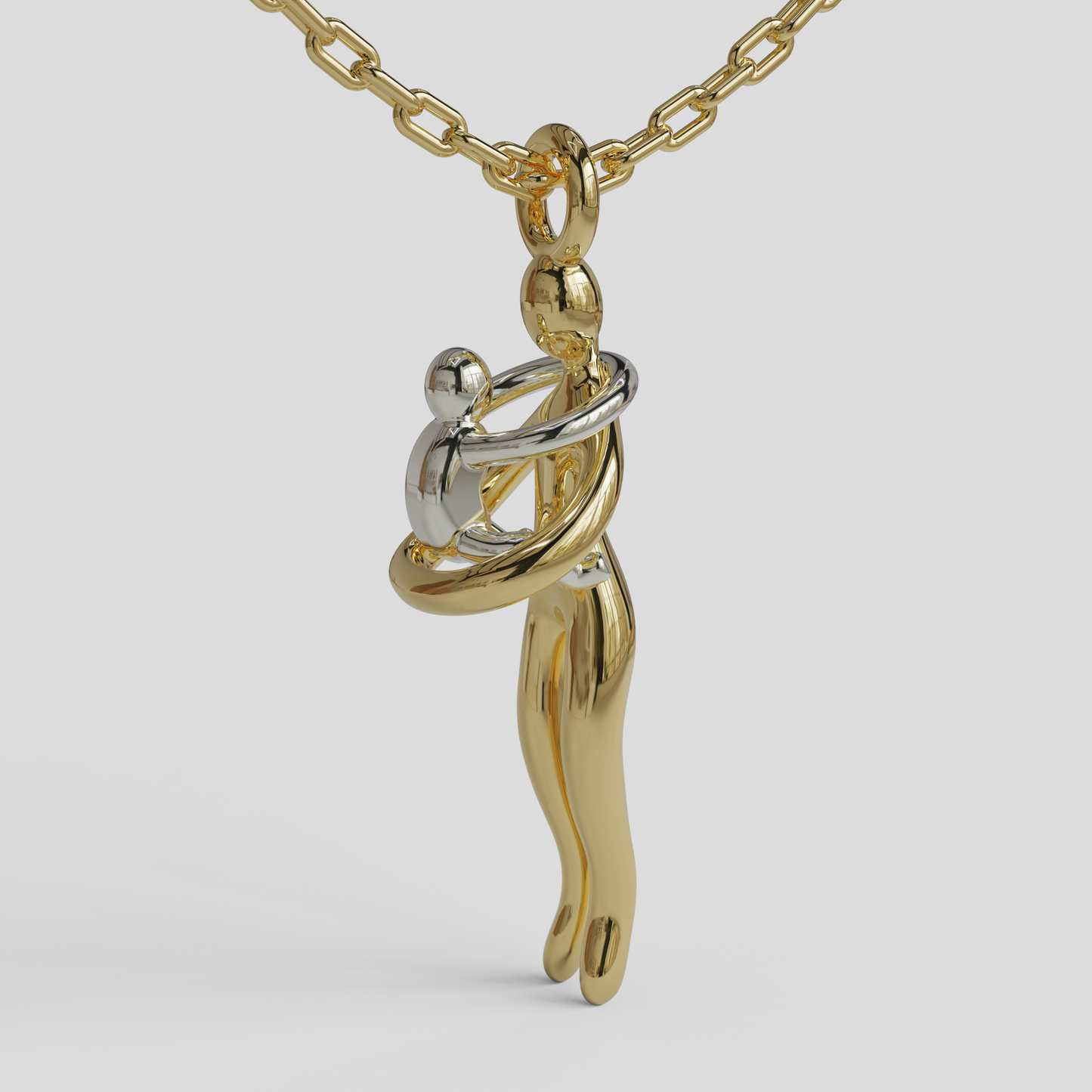 Conjunto Mamá e Hijo con Cadena Limada