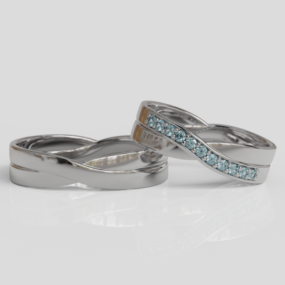 Argollas Matrimonio Vincio Oro 18k
