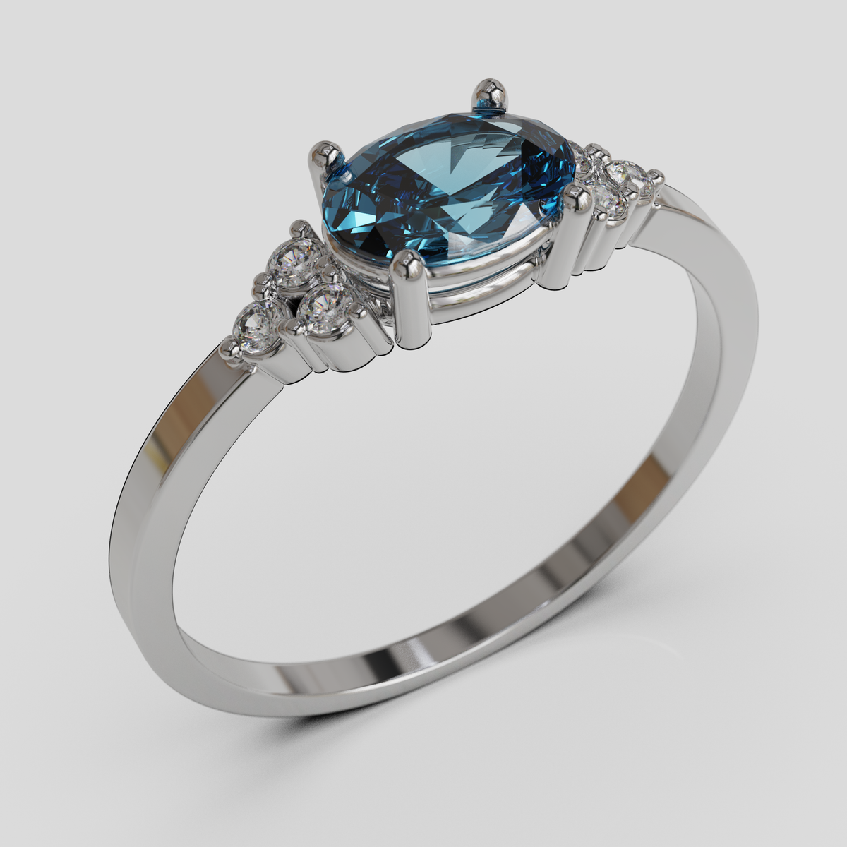 Anillo de Compromiso Kaleido Oro 18K