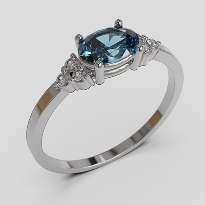 Anillo de Compromiso Kaleido Oro 18K