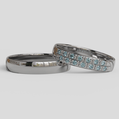 Argollas de Matrimonio Livia Oro 18k