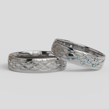 Argollas Matrimonio Ginebra Oro 18k