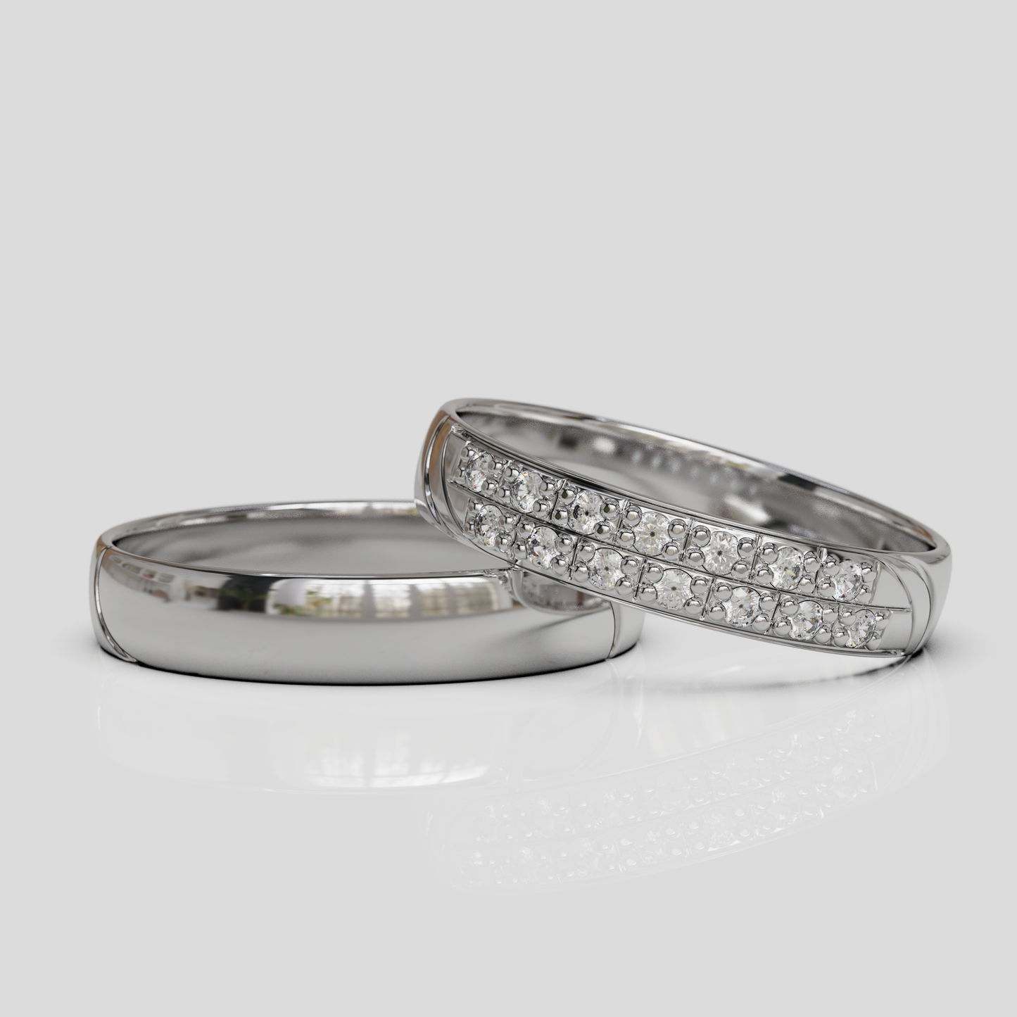 Argollas de Matrimonio Livia Oro 18k