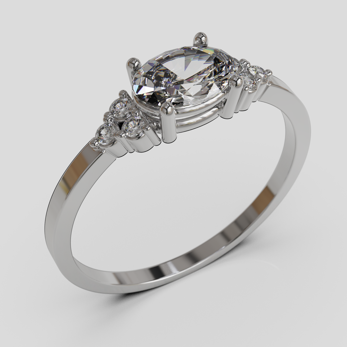 Anillo de Compromiso Kaleido Oro 18K