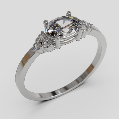 Anillo de Compromiso Kaleido Oro 18K