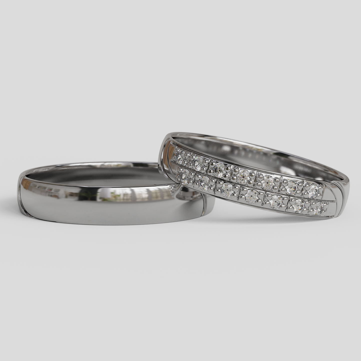 Argollas de Matrimonio Livia Oro 18k