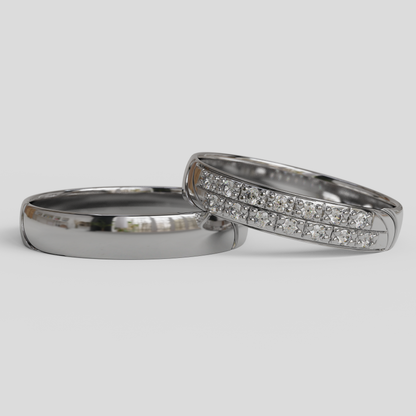 Argollas de Matrimonio Livia Oro 18k