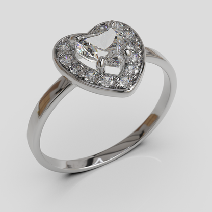 Anillo Princess Solitario