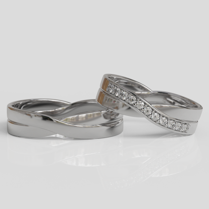 Argollas Matrimonio Vincio Oro 18k