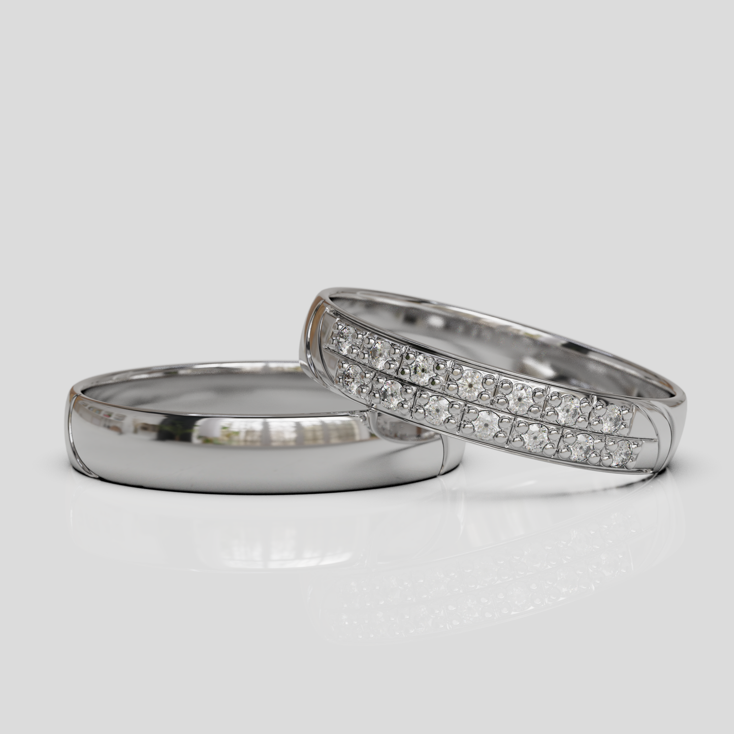 Argollas de Matrimonio Livia Oro 18k