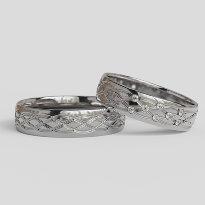 Argollas Matrimonio Ginebra Oro 18k