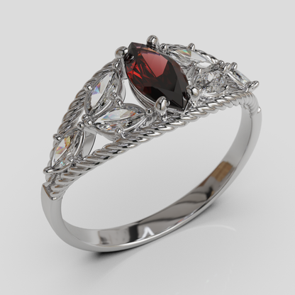 Anillo Marquis Cuerda Oro 18K