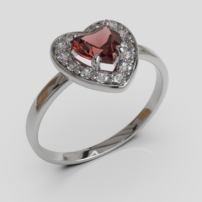 Anillo Princess Solitario