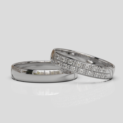 Argollas de Matrimonio Livia Oro 18k