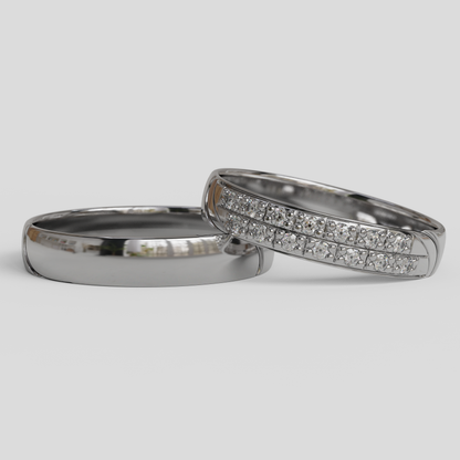 Argollas de Matrimonio Livia Oro 18k