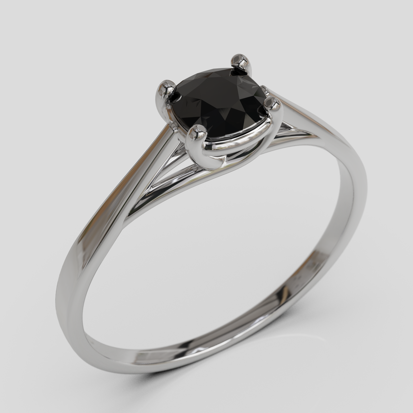 Anillo de Compromiso Prisma Solitario