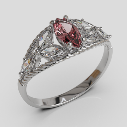 Anillo Marquis Cuerda Oro 18K