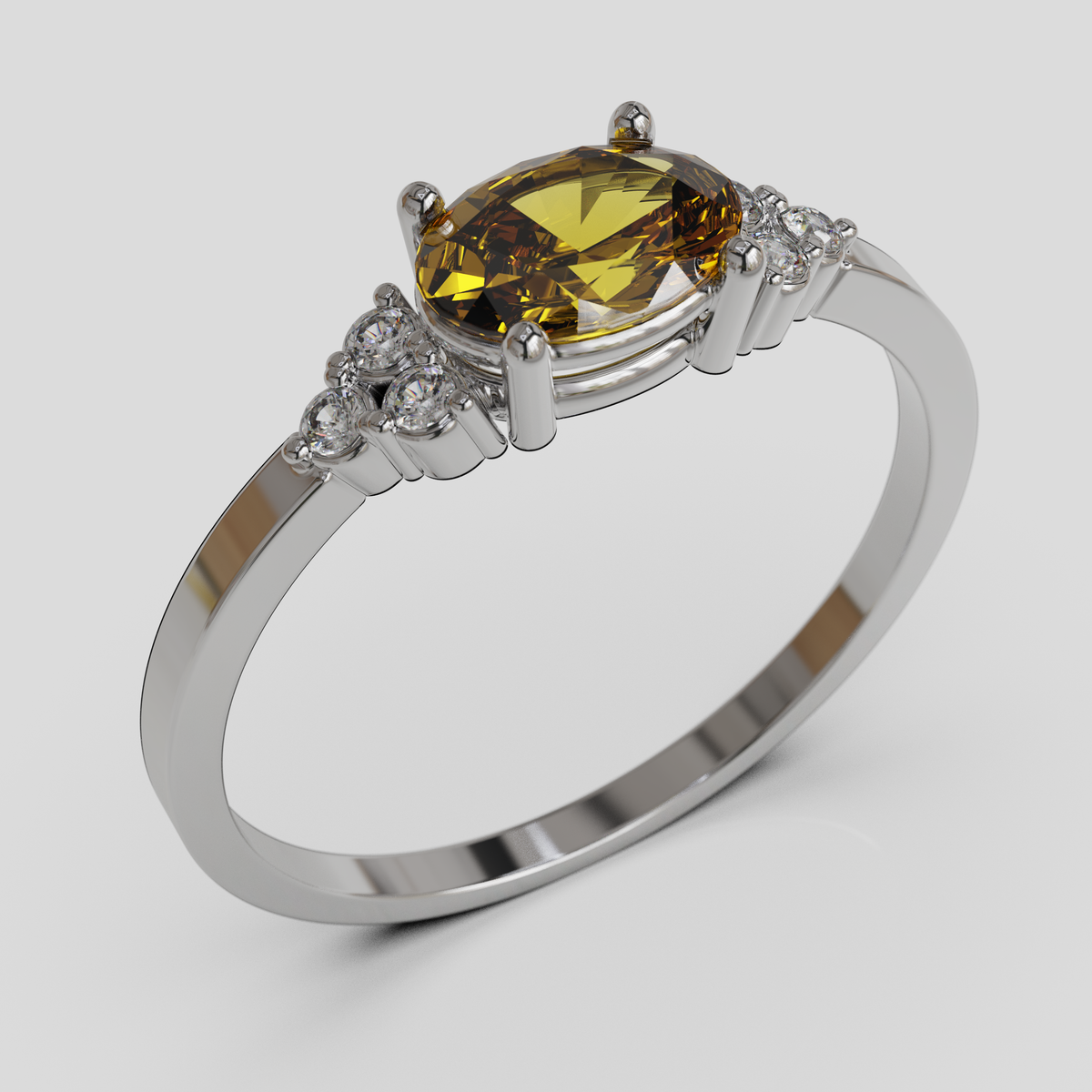Anillo de Compromiso Kaleido Oro 18K