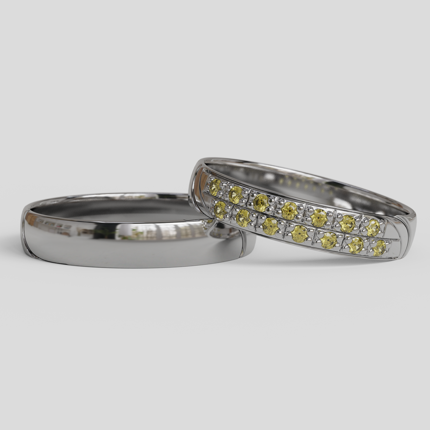Argollas de Matrimonio Livia Oro 18k
