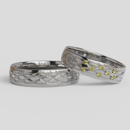 Argollas Matrimonio Ginebra Oro 18k